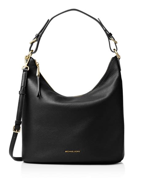 michael kors lupita large hobo logo|Women's Lupita Large Leather Hobo Handbag by Michael Kors.